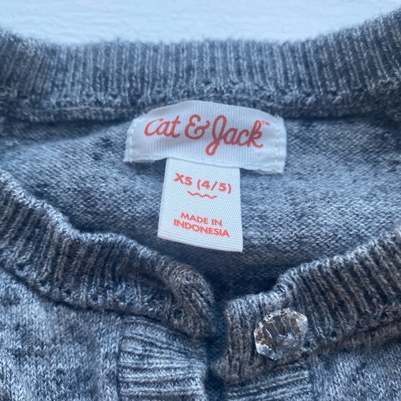 Toddler girl cat and Jack cute cardigan 4/5 - Picture 2 of 7